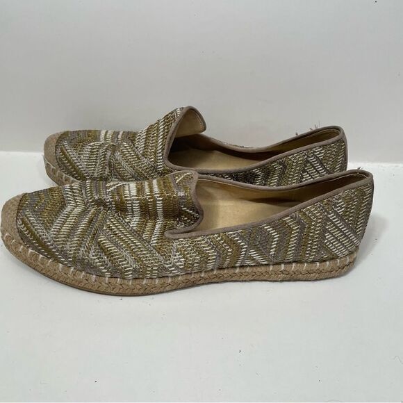 Stuart Weitzman Embroidered Espadrille Flats - Picture 3 of 9